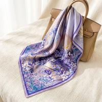 Foulard en Soie de Mûrier 100% – Carré Femme 53×53 cm - StudioSoie