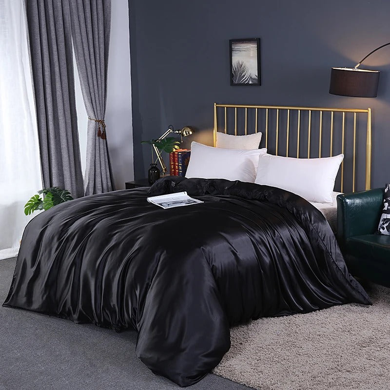 Housse de Couette en Satin