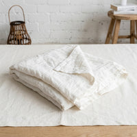 غطاء أريكة من الكتان 100% — أناقة طبيعية