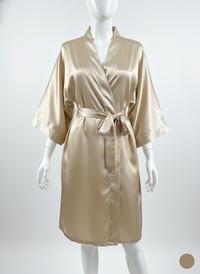Kimono en Satin - StudioSoie - Beige