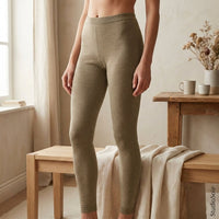 Legging Thermique en Soie & Cachemire - Caleçon Long Chaud Stretch Femme - StudioSoie