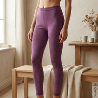 Legging Thermique en Soie & Cachemire - Caleçon Long Chaud Stretch Femme - StudioSoie