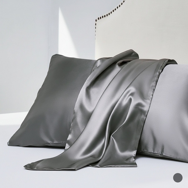 Lot de 2 Taies d'Oreiller en Satin