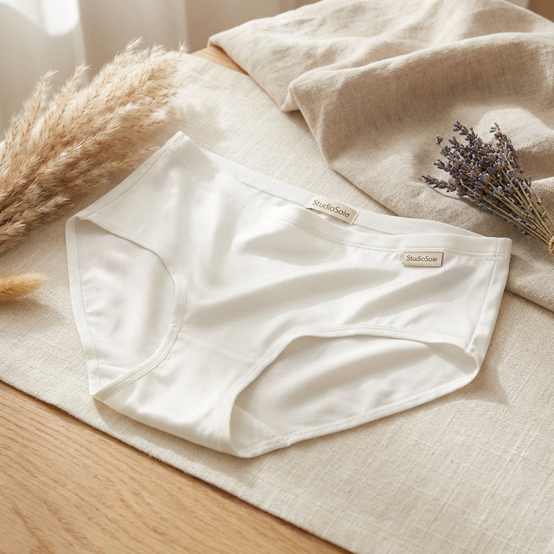 Lot de 3 Culottes en Soie de Mûrier - Sans Couture Respirantes Femme 100% Soie Naturelle - StudioSoie
