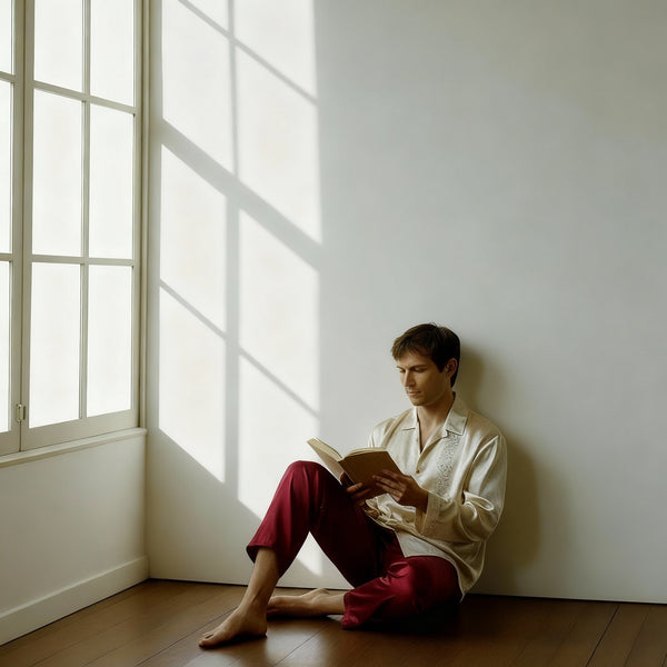 Παντελόνι jogging 100% μετάξι