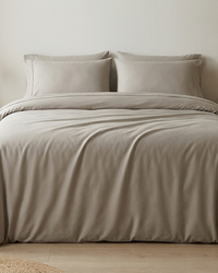Parure de lit lyocell & bambou greige - StudioSoie