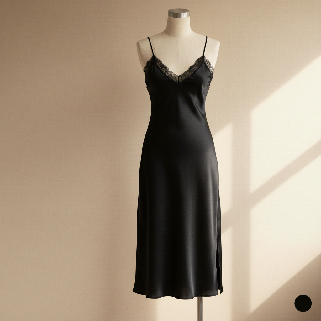 Chemise de nuit en Soie de Mûrier 100% Naturelle - StudioSoie