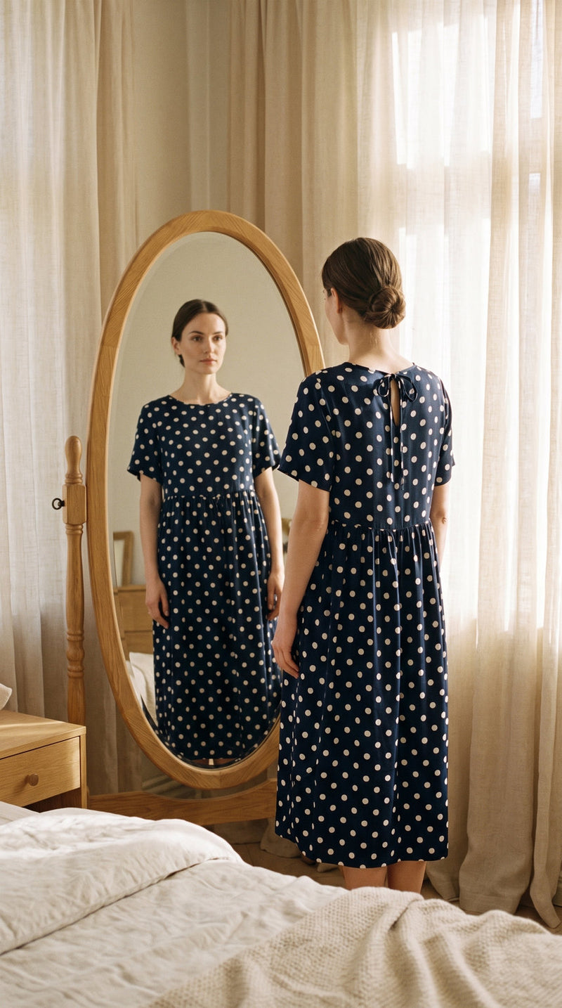Robe longue en soie de mûrier – visuel 1 – StudioSoie