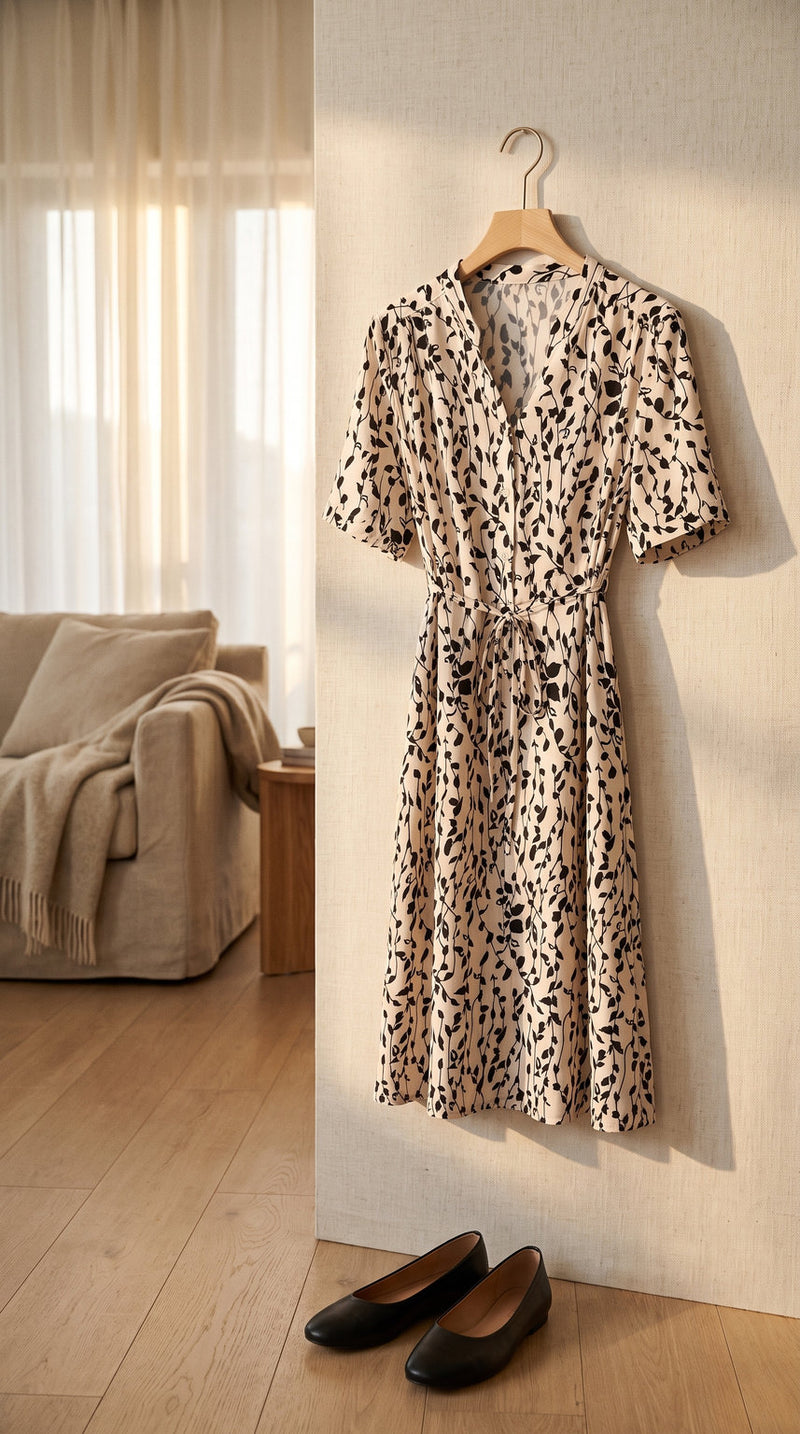 Robe thé en soie de mûrier – visuel 4 – StudioSoie
