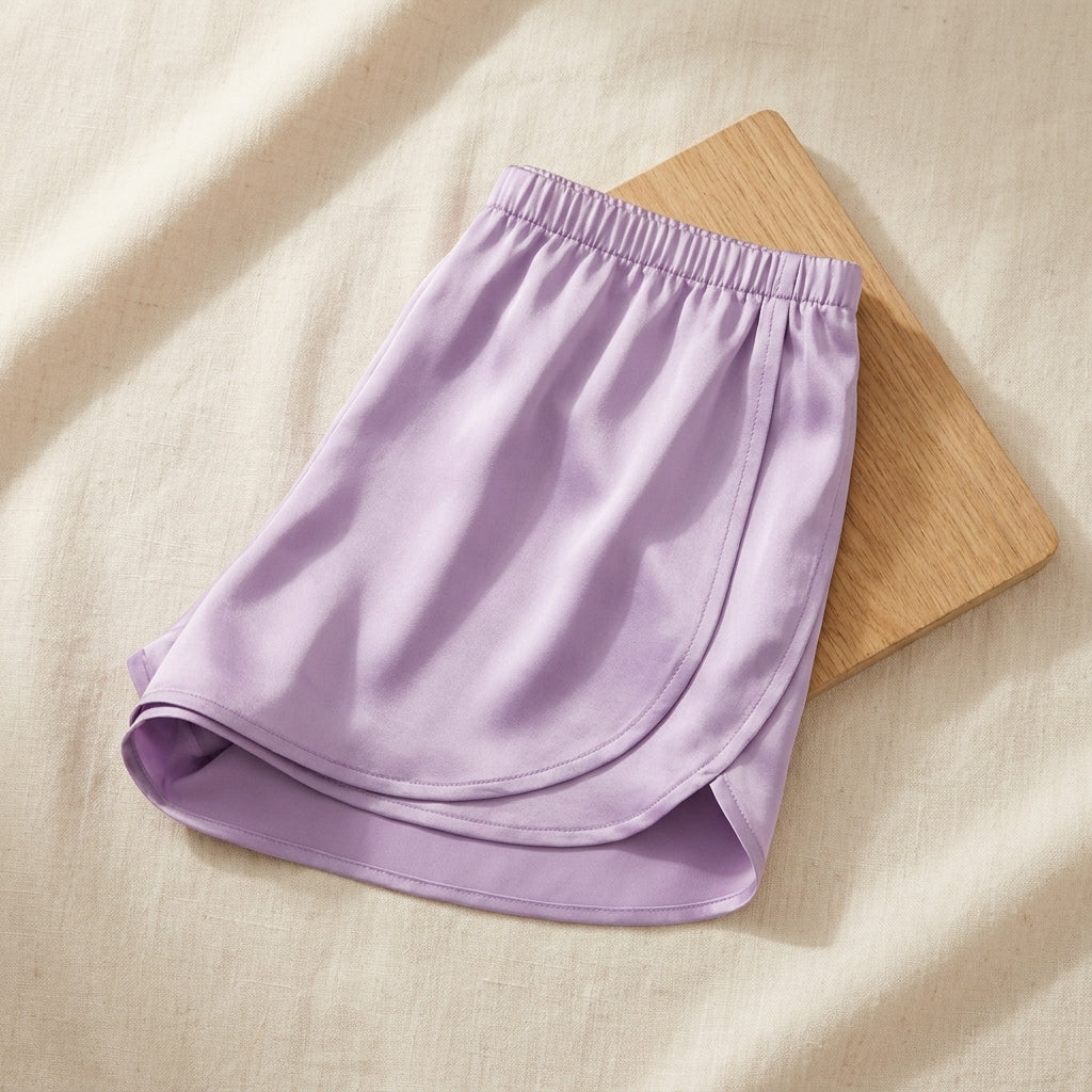Mulberry Silk Shorts - Luxury Women's Underwear 100% Natural Silk
