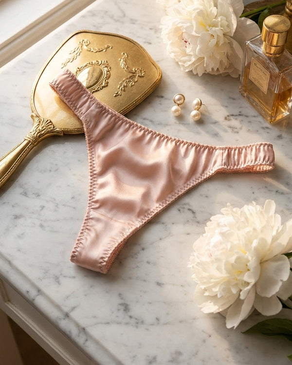 String από Μετάξι Μουριάς - Πολυτελές Γυναικείο Εσώρουχο 100% Φυσικό Μετάξι