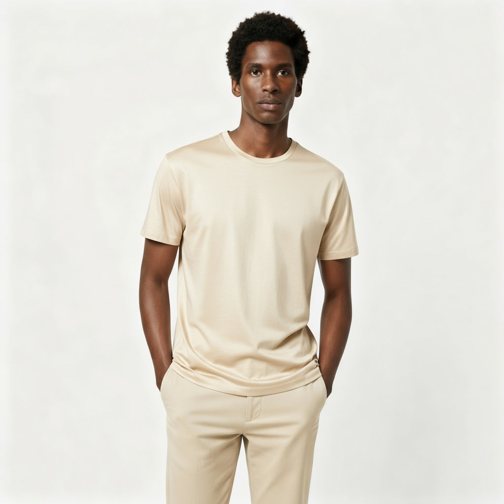 T-Shirt Homme 70% Soie