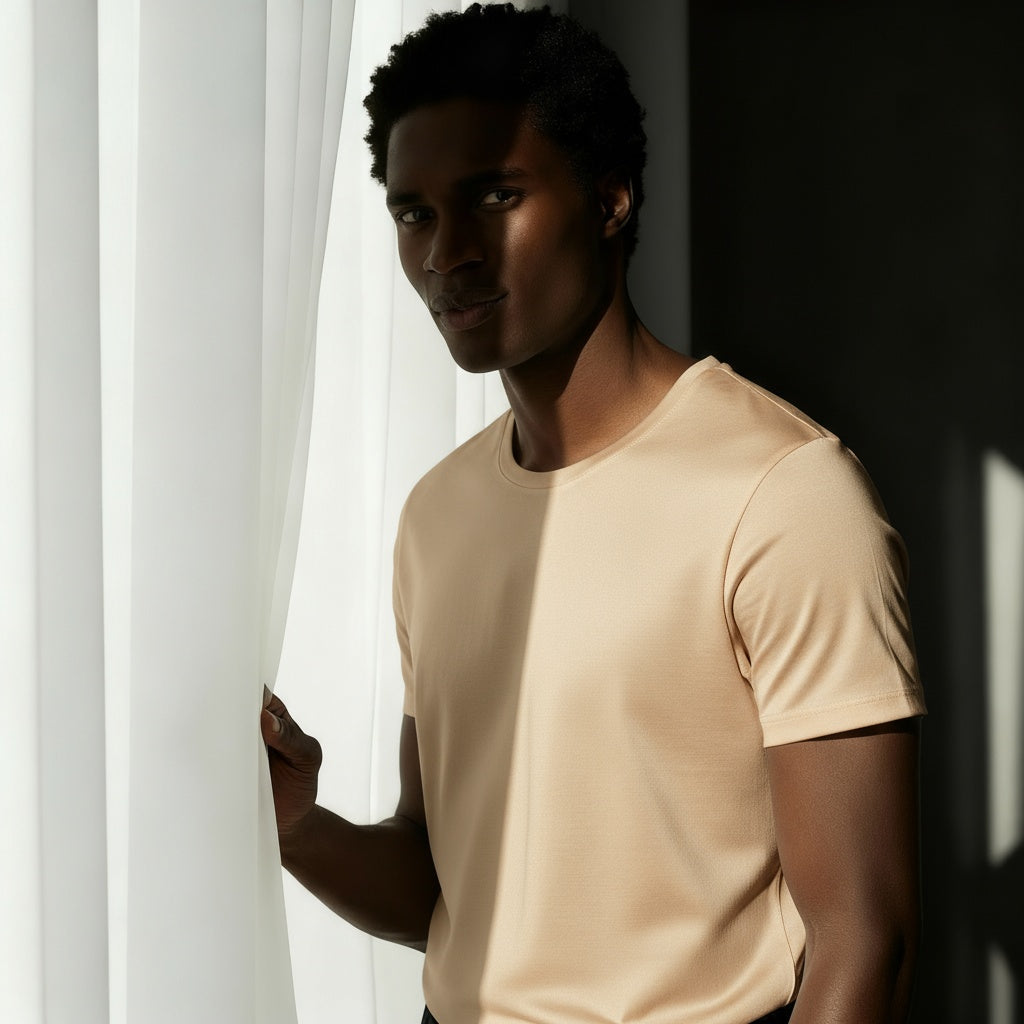 T-Shirt Homme 70% Soie