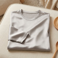 T-Shirt 100% Soie de Mûrier - Manches Longues