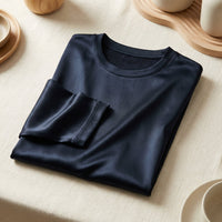 T-Shirt 100% Soie de Mûrier - Manches Longues