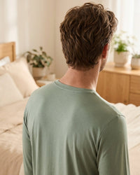 T-Shirt Coton & Soie Manches Longues