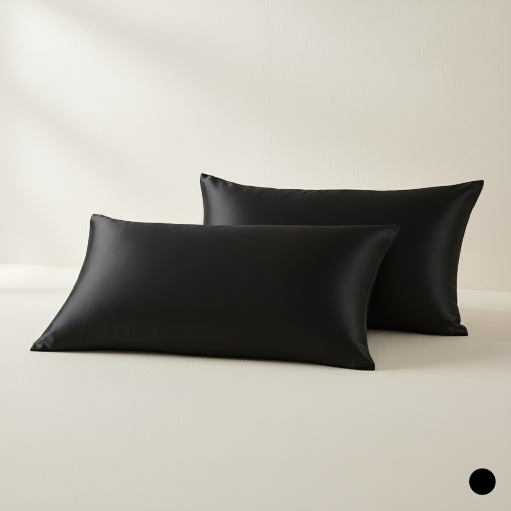 Lot de 2 Taies d'Oreiller en Satin - StudioSoie