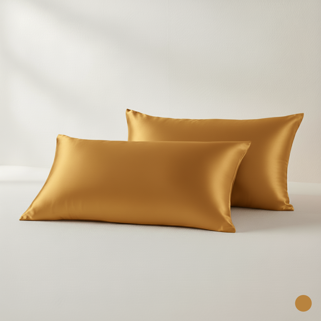 Lot de 2 Taies d'Oreiller en Satin - StudioSoie