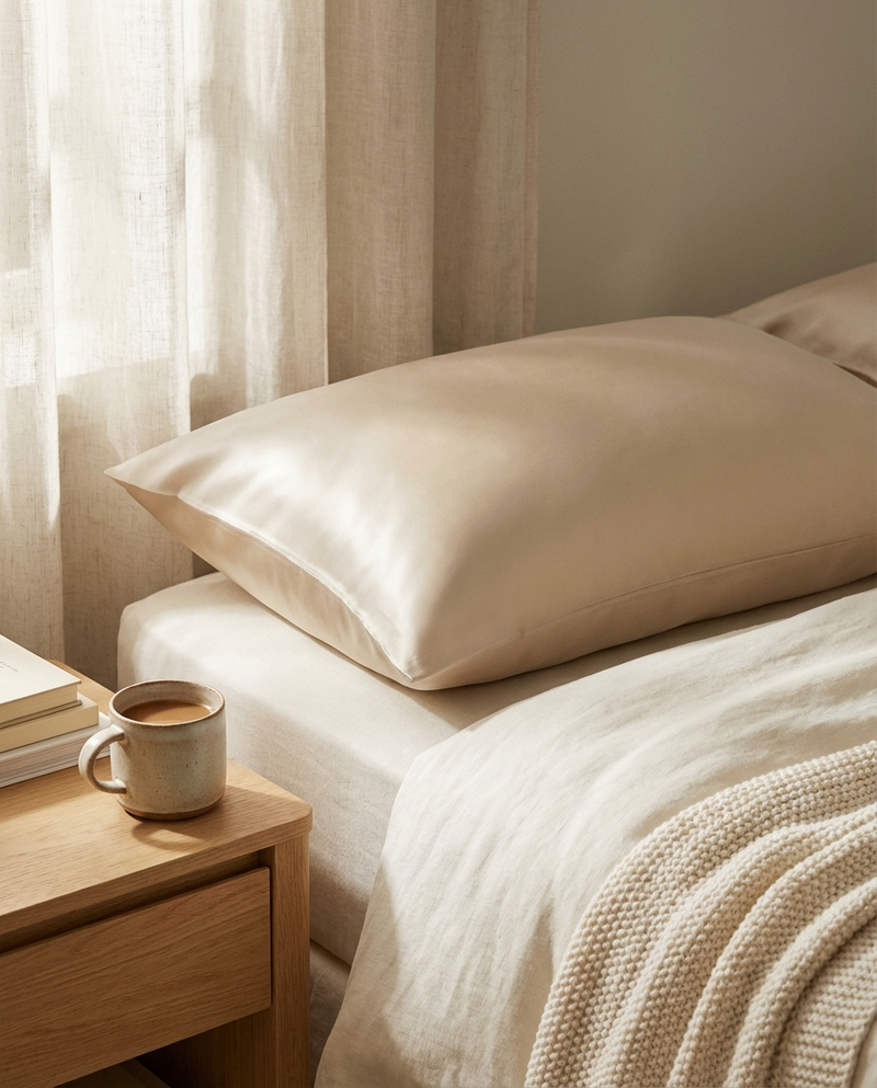 غطاء وسادة حريري 30 مم