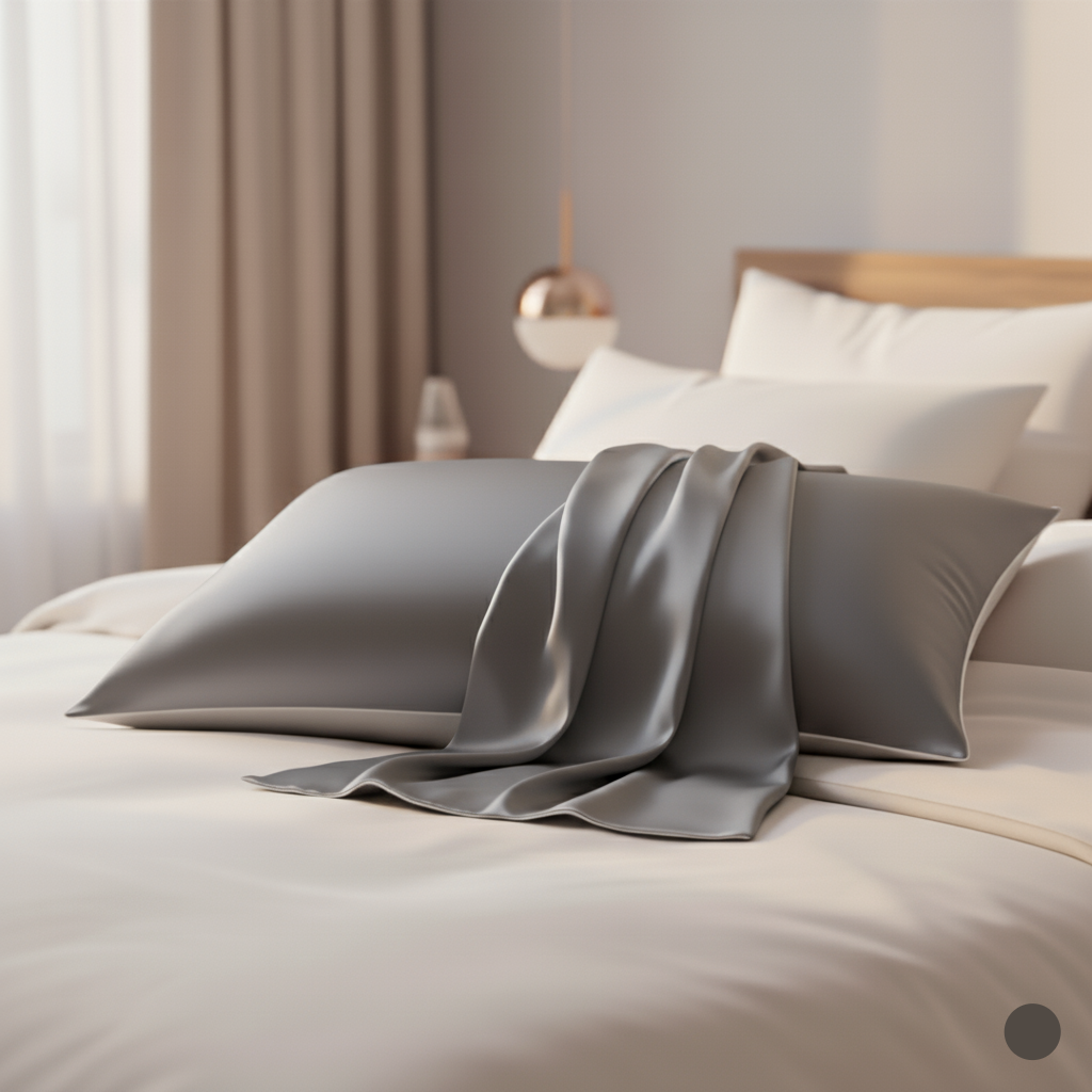 Taie d'Oreiller en Soie et Coton Bi-face - StudioSoie