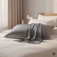 Taie d'Oreiller en Soie et Coton Bi-face - StudioSoie