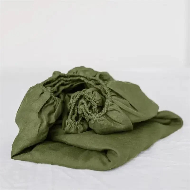 Drap Housse en Lin 100% - StudioSoie