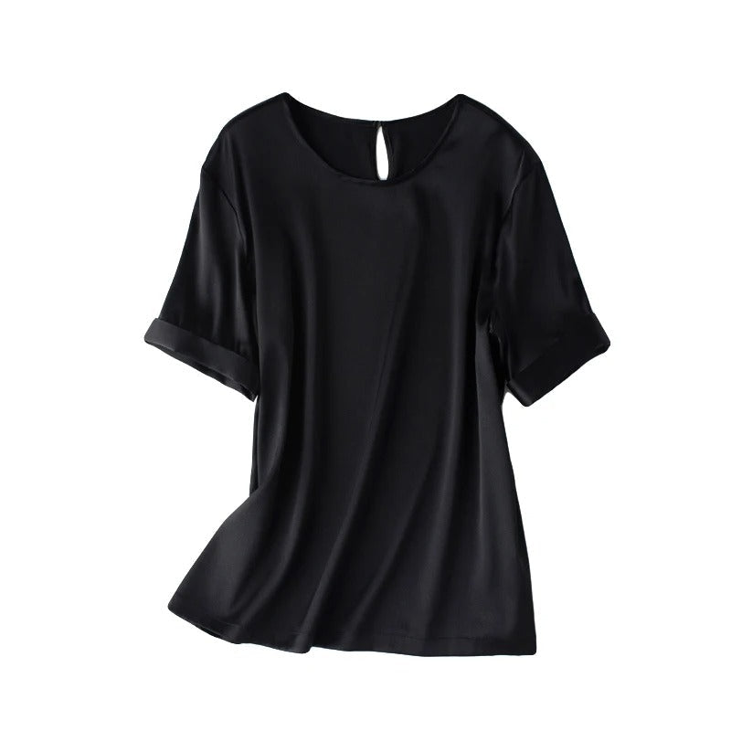 T-Shirt en Soie - Femme - StudioSoie