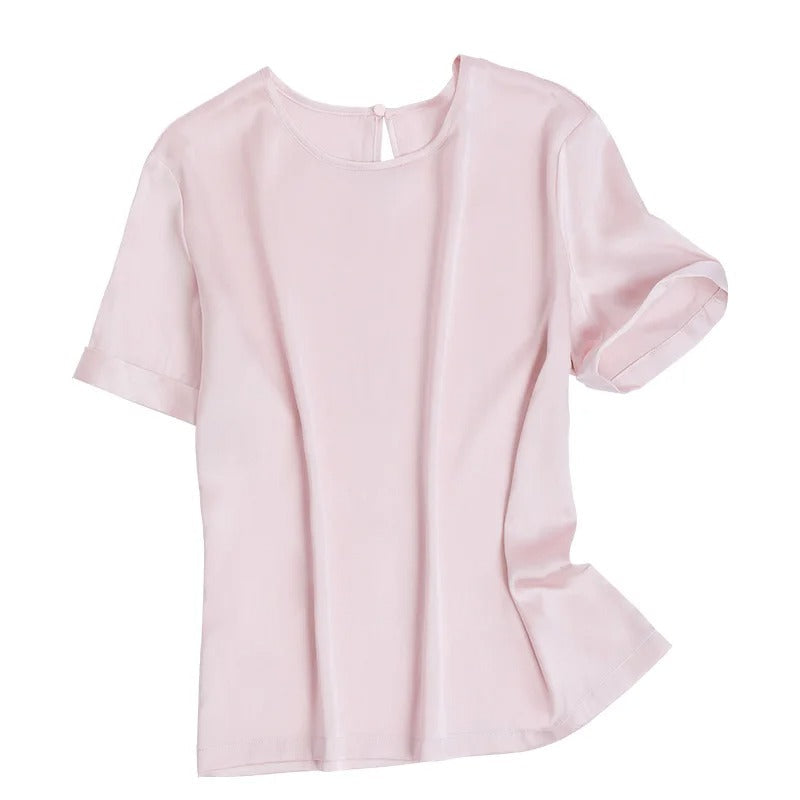 T-Shirt en Soie - Femme - StudioSoie