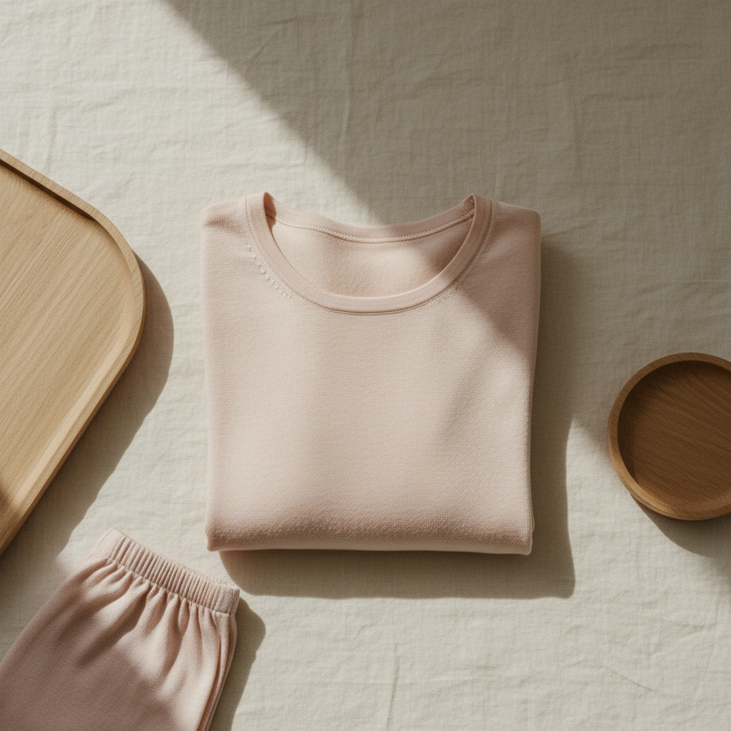 Conjunto de pijama de seda tejida - 100% seda natural