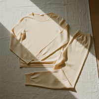 Conjunto de pijama de seda tejida - 100% seda natural